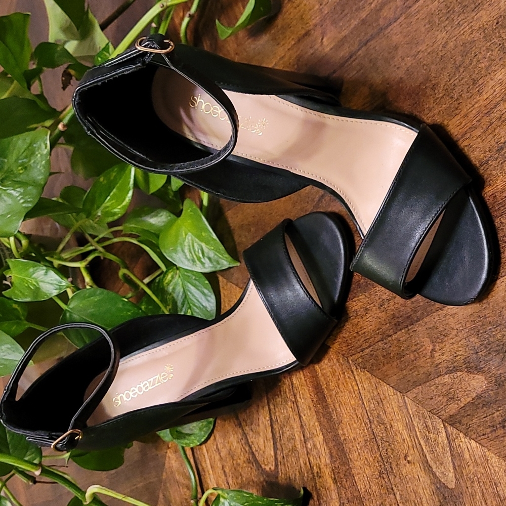 Shoe dazzle Carla block heels